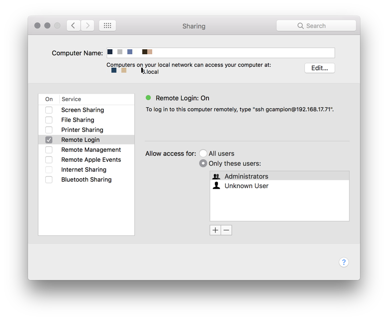 macos remote desktop server