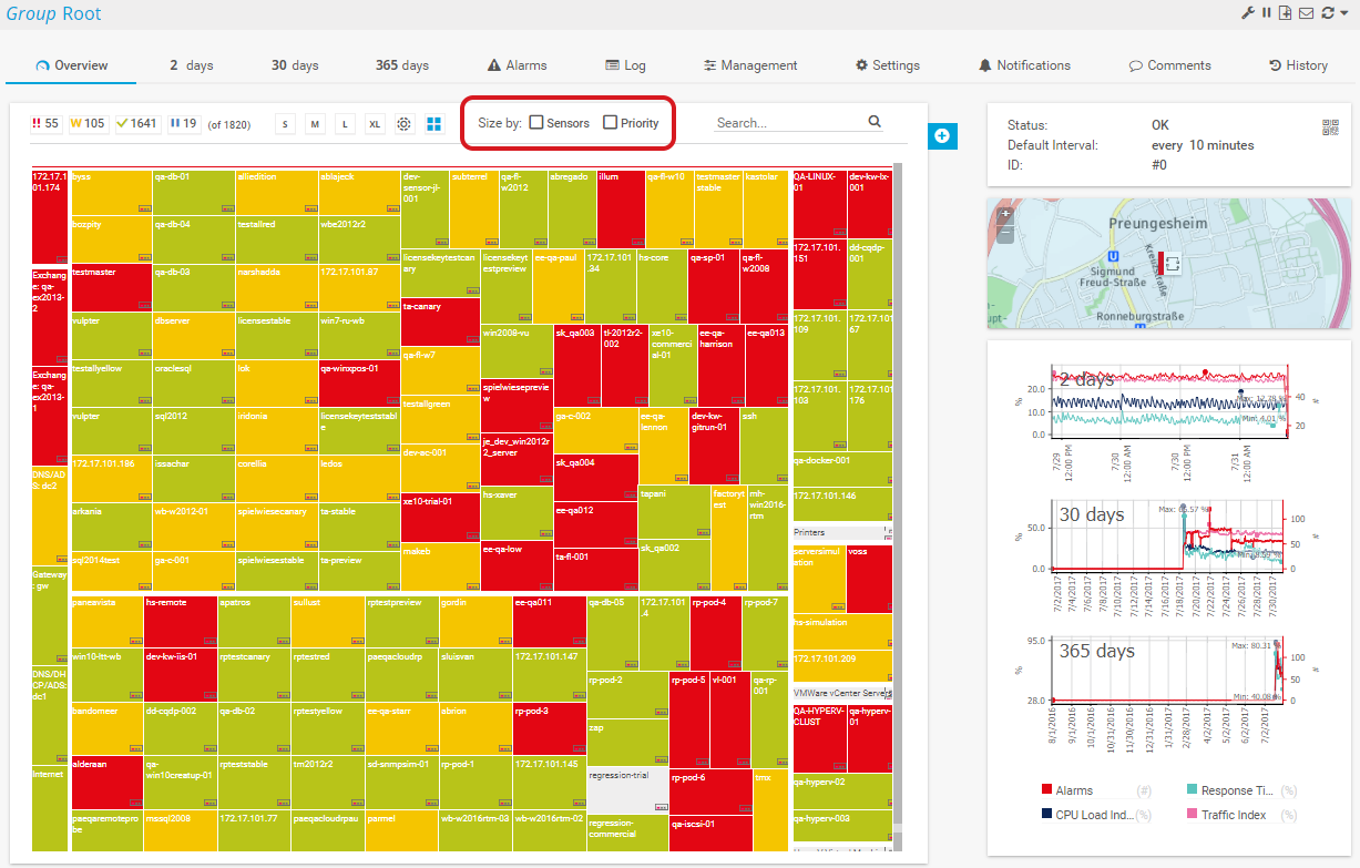 Prtg Map Examples Prtg Dashboard Map AJRUZ